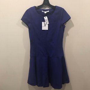 NEW Diane Von Furstenberg Blue Marley Dress, Size 8